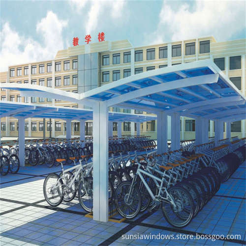 Aluminum Carport School Bicycle Shed